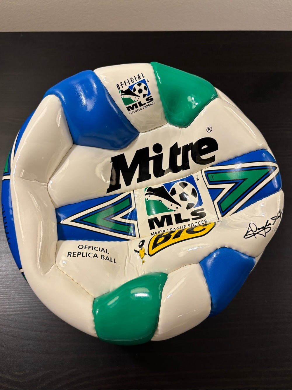 Vintage Mitre MLS Soccer Ball Bic Sponsored
